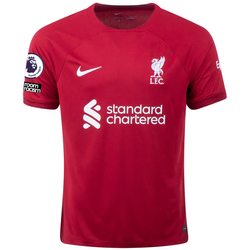 Image of Nike Liverpool Virgil Van Dijk Home Jersey w/ EPL + No Room For Racism Patches 2