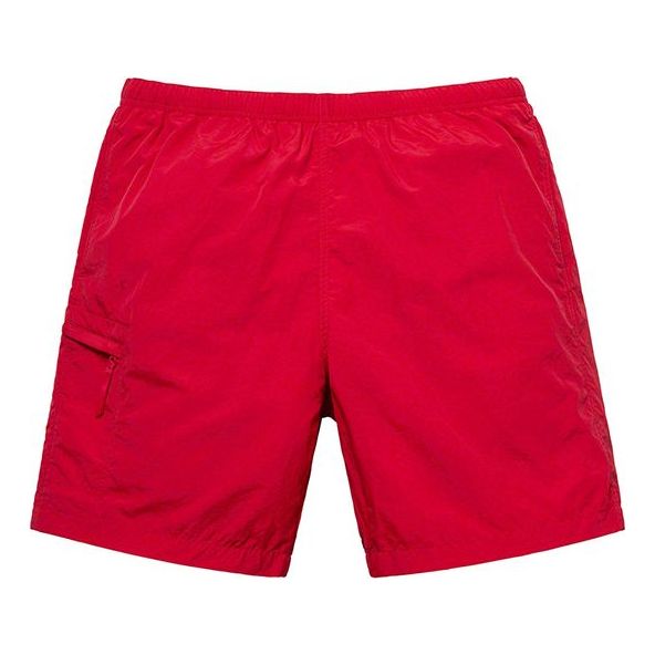 Supreme SS19 Nylon Trail Short Casual Shorts Unisex Red SUP-SS19-10366