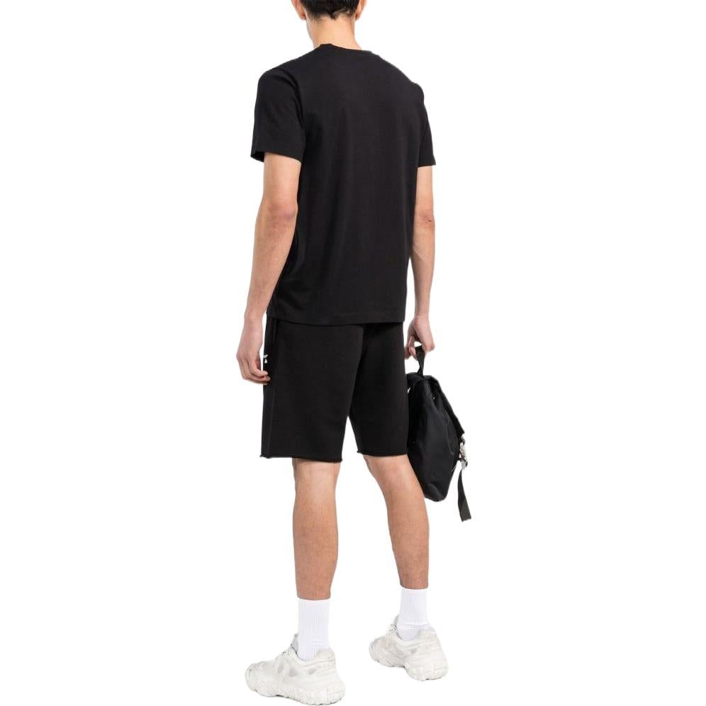 Men's OFF-WHITE SS22 Logo Printing Casual Shorts Version Black OMCI006C99FLE0081