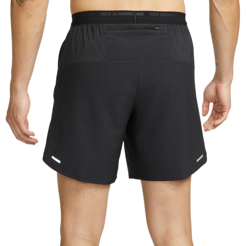 Image of Nike Dri-FIT Solid Color Logo Printing Straight Quick Dry Breathable Sports Shor