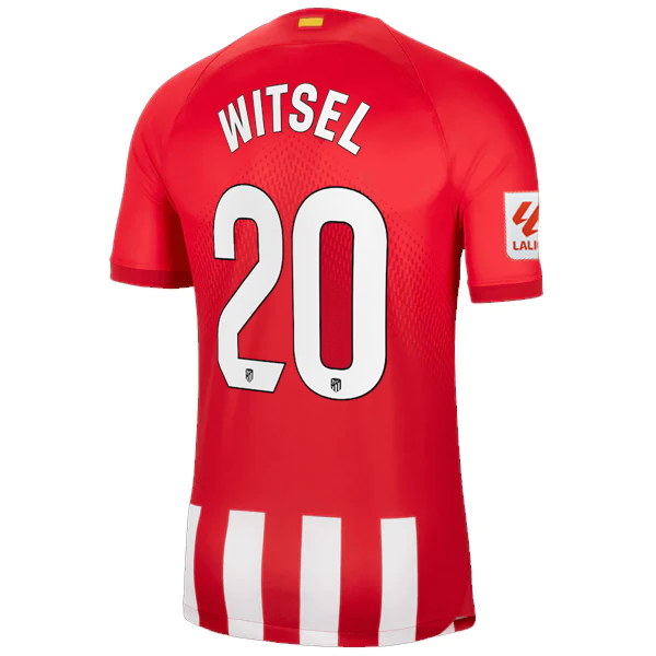 Nike Atletico Madrid Axel Witsel Home Jersey w/ La Liga Patch 23/24 (Sport Red/G