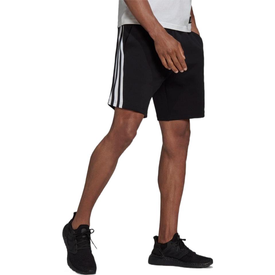 Image of Men's adidas Side Stripe Adornment Casual Shorts Black H46515