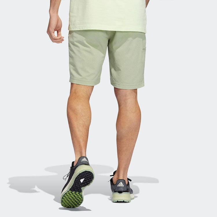 Men's adidas mesh Solid Color Straight Shorts Green H54070