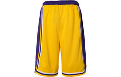 Image of (PS) Nike LA Lakers Basketball Shorts 'Yellow' 3Z2B7BCQL-LAK