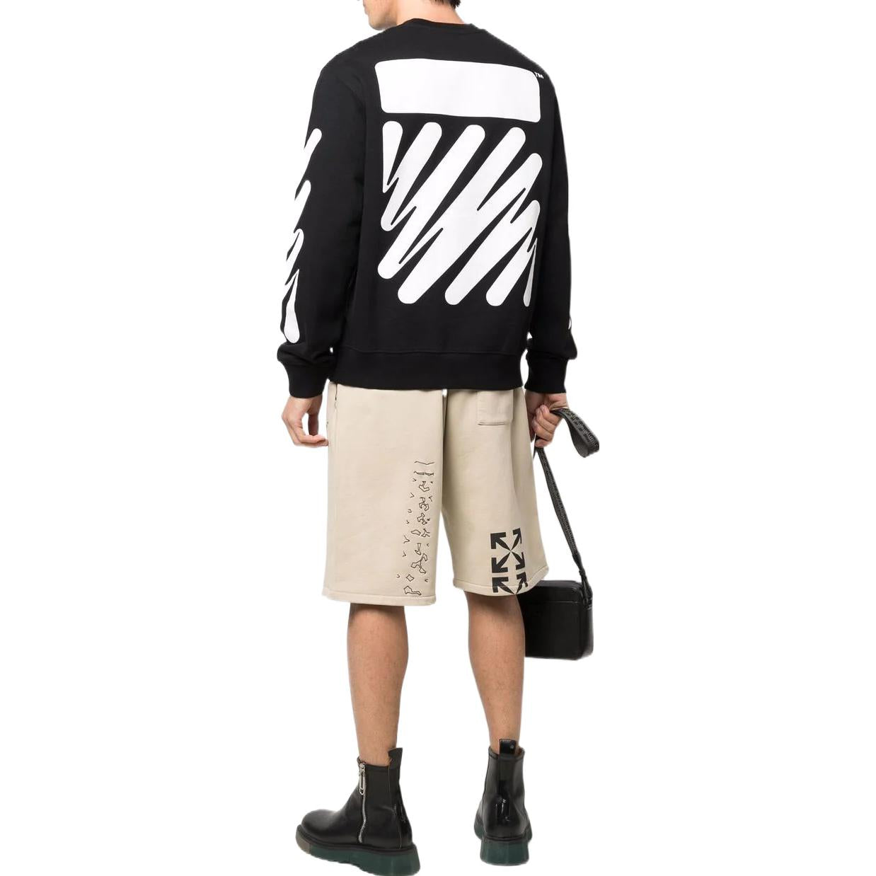 OFF-WHITE SS22 Logo Printing Sports Shorts Loose Fit OMCI013S22FLE0071710