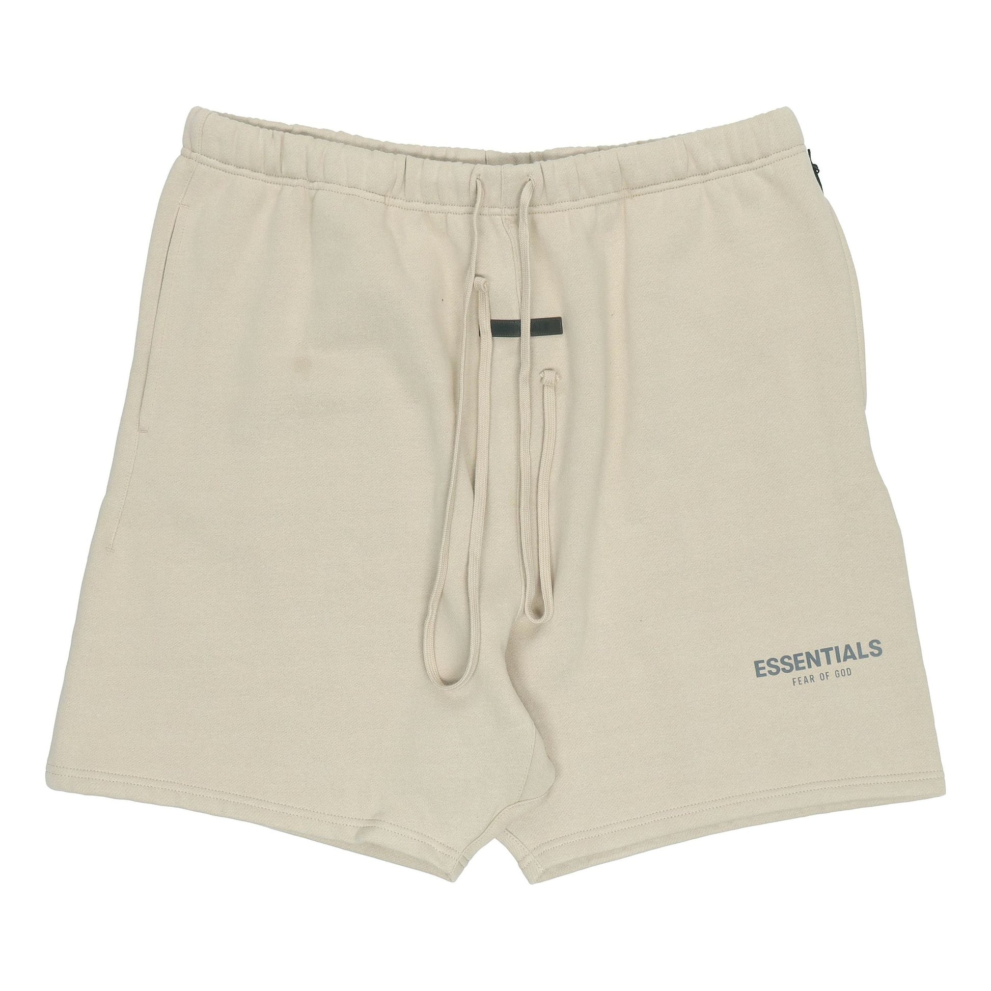 Fear of God Essentials FW21 Fleece Sweat Shorts Beige FOG-FW21-120