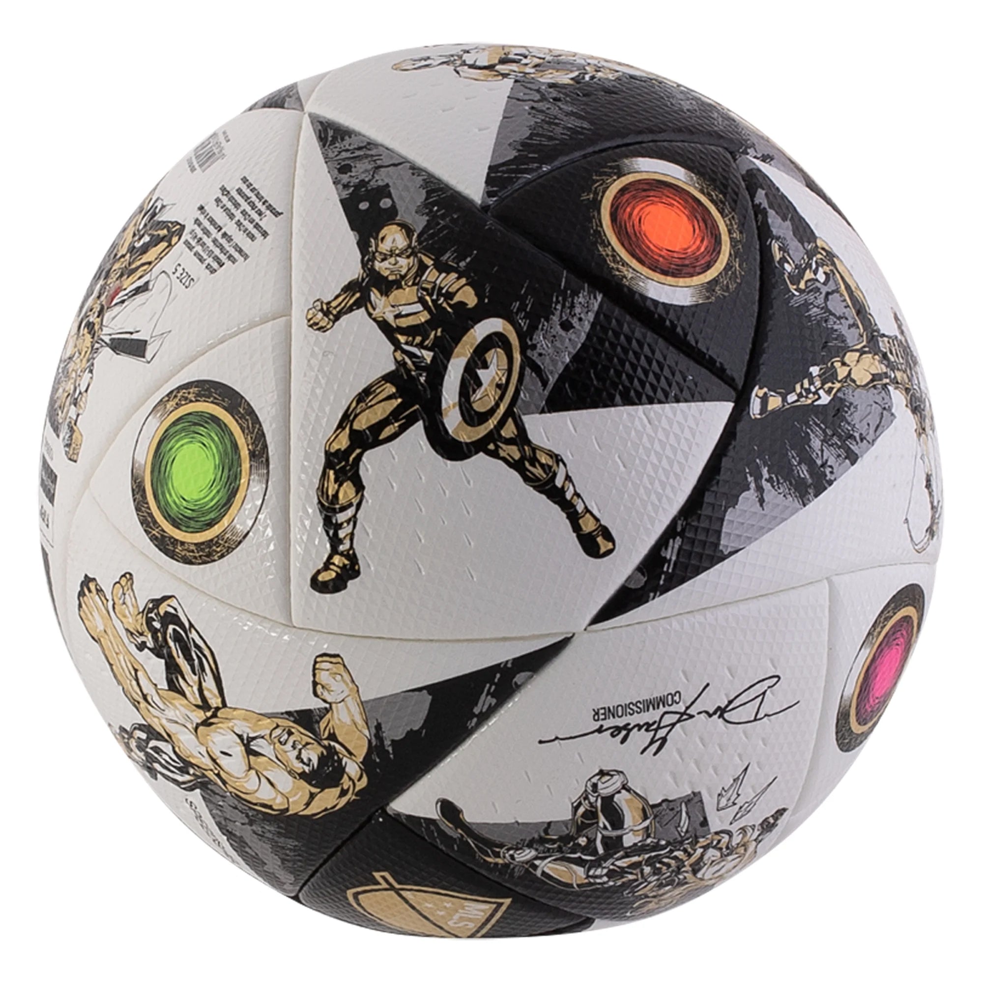 Adidas MLS x Marvel - Pro All Star Game Soccer Ball 2023 (White/Multi)