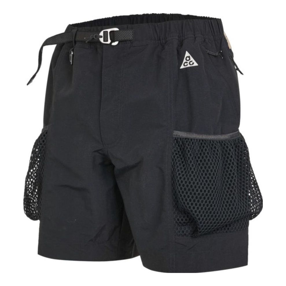Image of Nike ACG Snowgrass Cargo Shorts 'Black' DV9406-010