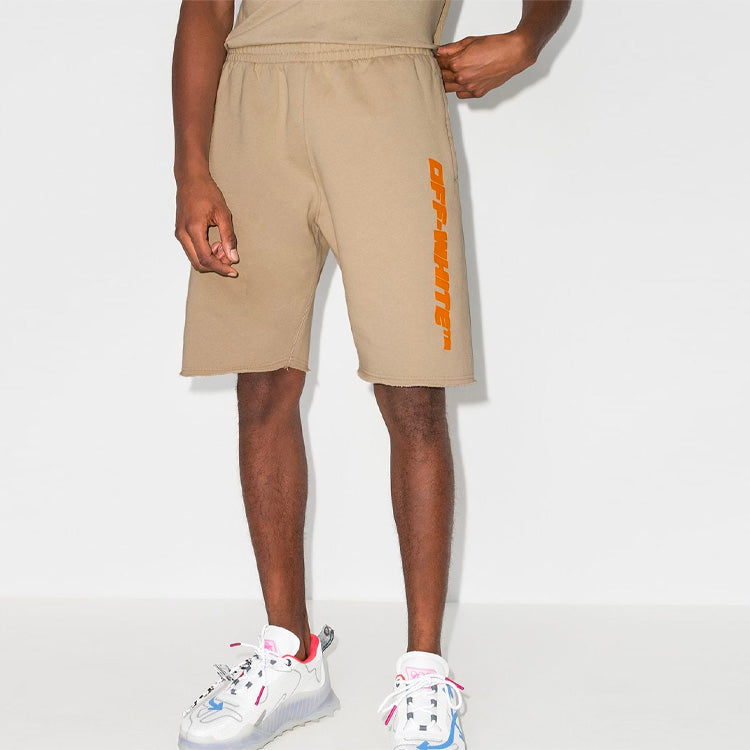 OFF-WHITE x Browns 50 Crossover Embroidered Logo Loose Sports Shorts Ordinary Ve