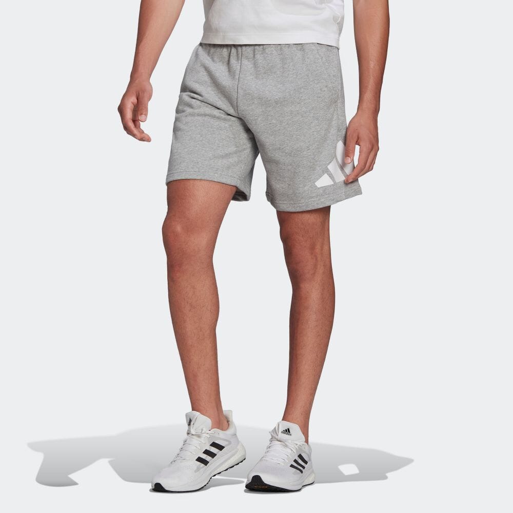 Men's adidas Geometry Logo Printing Elastic Waistband Sports Shorts Japanese Ver