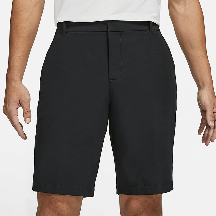 Men's Nike Solid Color Casual Straight Shorts Black CU9741-010