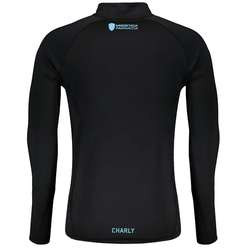 Image of Charly Pachuca Training Top Jacket 23/24 (Black/Blue)