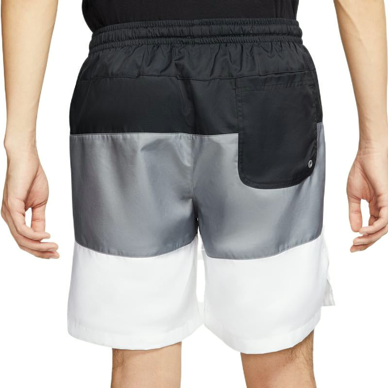 Men's Nike Contrast Color Stitching Small Label Woven Sports Shorts Black DQ2427