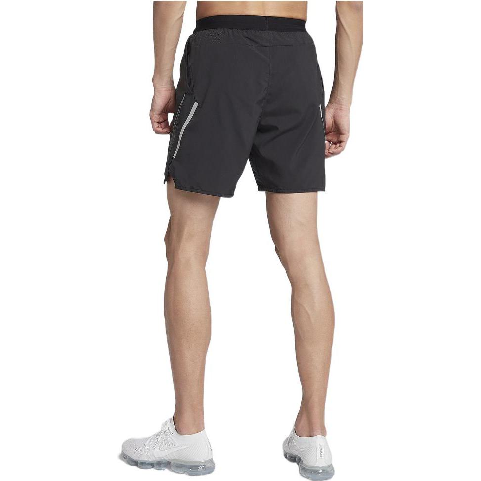 Men's Nike Solid Color Breathable Logo Quick Dry Shorts Black 899499-010