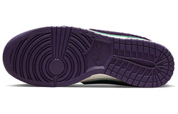 Image of Nike Dunk Low 'Chenille Swoosh - Grand Purple' DQ7683-100