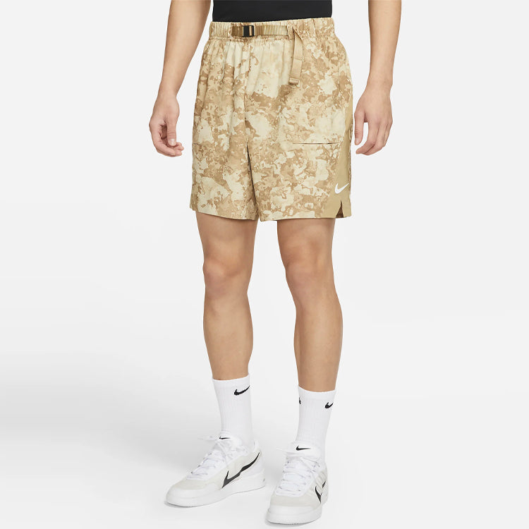 Nike Court Flex Slam Camouflage Printing Running Sports Training Tennis Shorts C