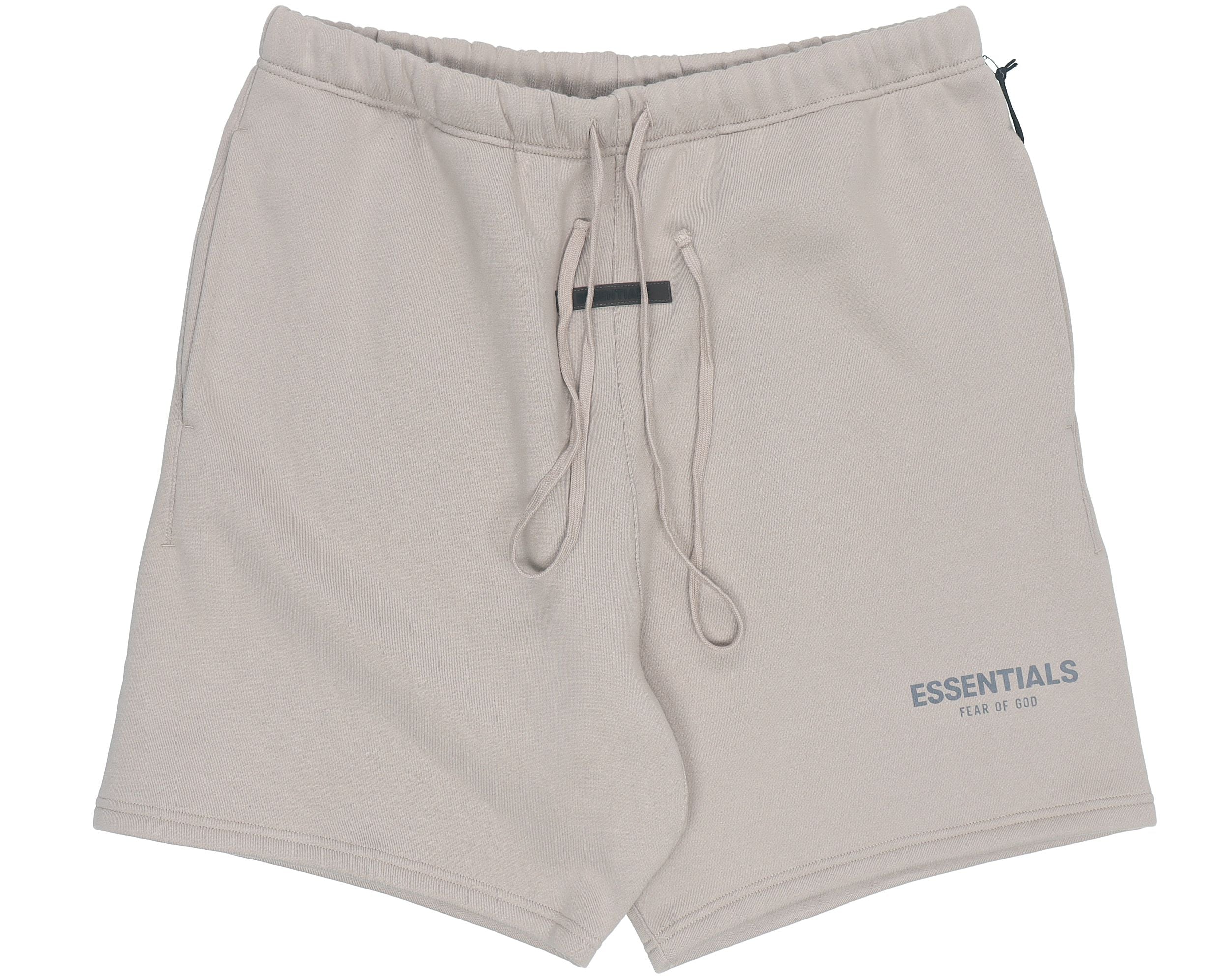 Image of Fear of God Essentials FW21 Sweatshort Dark Tan FOG-FW21-182