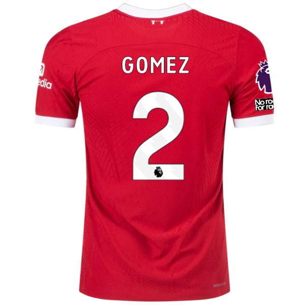 Nike Liverpool Authentic Joe Gomez Vaporknit Match Home Jersey w/ EPL + No Room