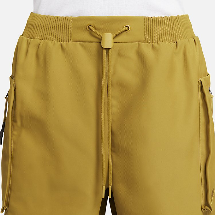 Image of Nike NSW Tech Pack Woven Utility Shorts 'Mustard Yellow' FB7529-716