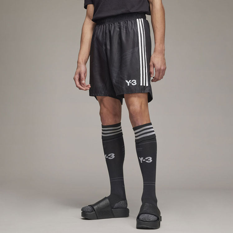 Image of adidas x Y-3 Crossover real Madrid Stripe Logo Breathable Sports Training Shorts