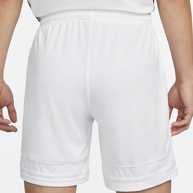 Nike Dri-FIT Academy Strick-Sportshorts in einfarbigem Logo für Herren, weiß, CW6108-100