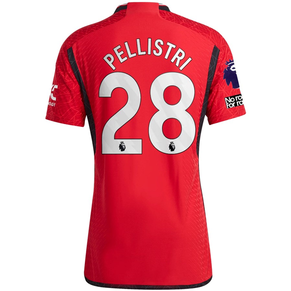 Image of adidas Manchester United Authentic Facundo Pellistri Home Jersey 23/24 w/ EPL +