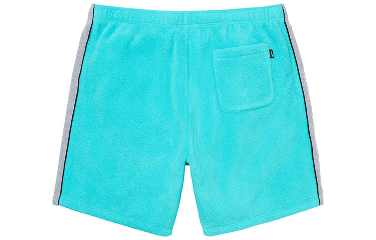 Supreme FW19 Week 10 Polartec Short Light Blue Logo SUP-FW19-927