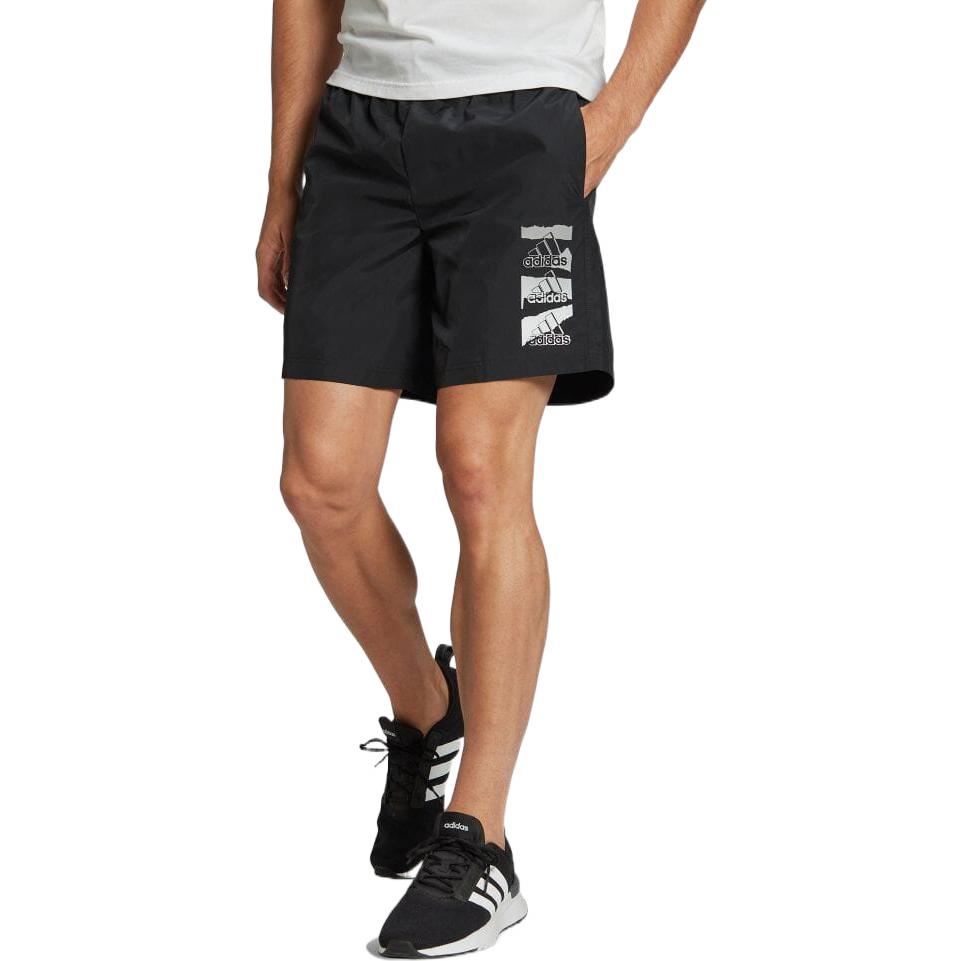 Image of Men's adidas Casual Sports Logo Woven Shorts Black HE1886