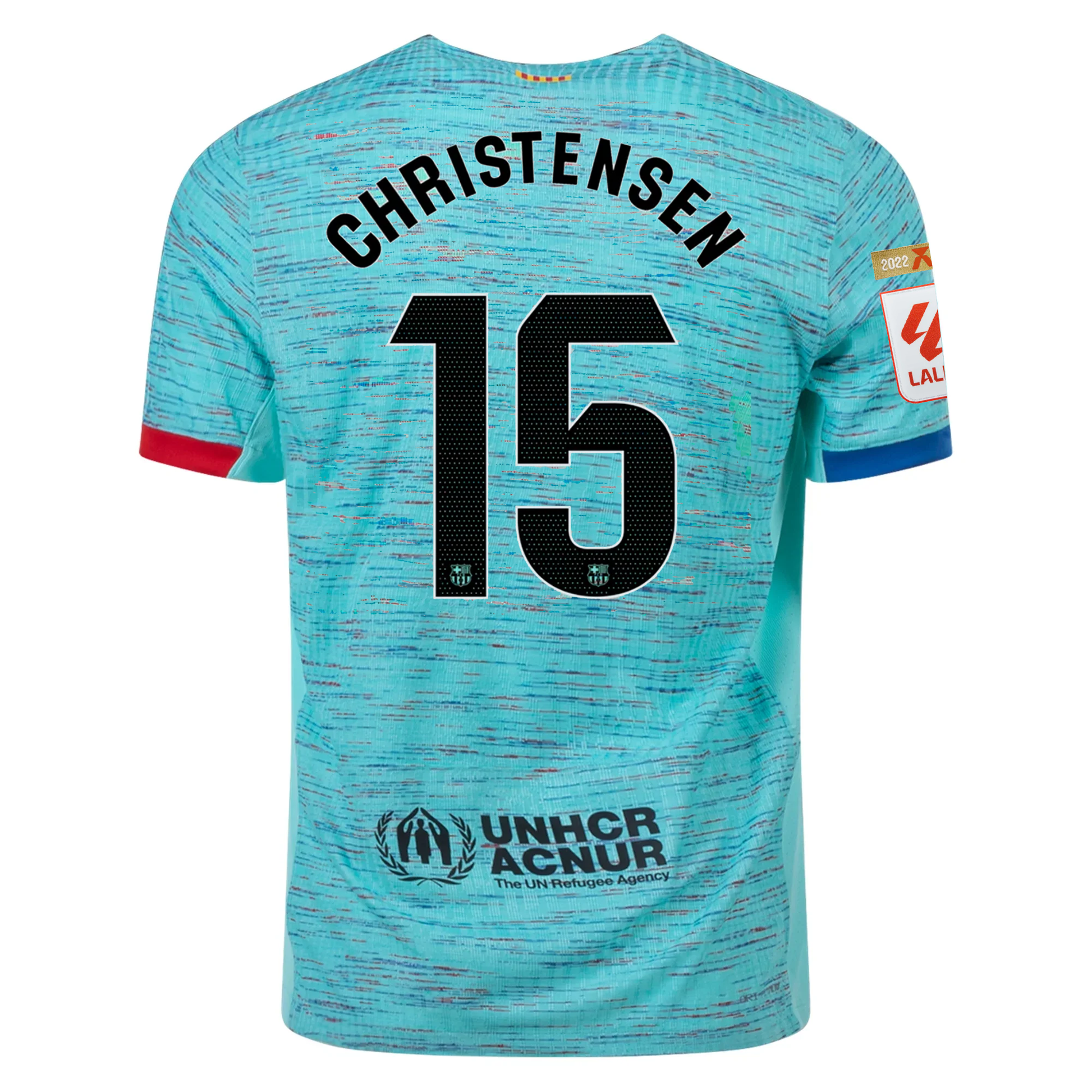 Nike Barcelona Authentic Andreas Christensen  Match Vaporknit Third Jersey w/ La