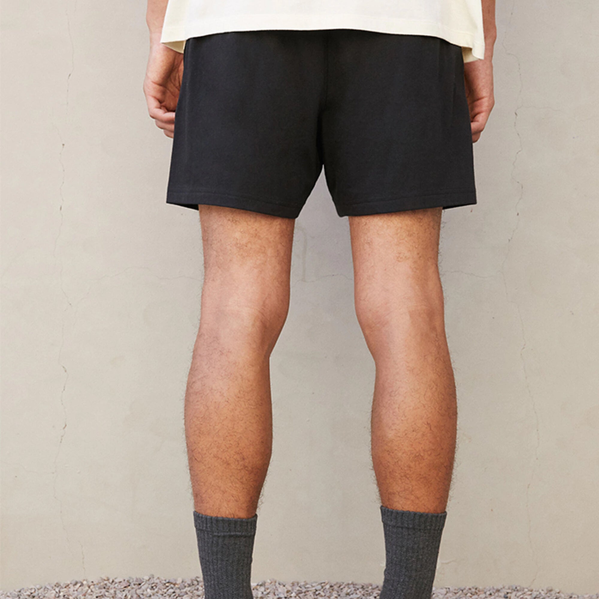Image of Fear of God Essentials FW21 Lounge Short Black FOG-FW21-050