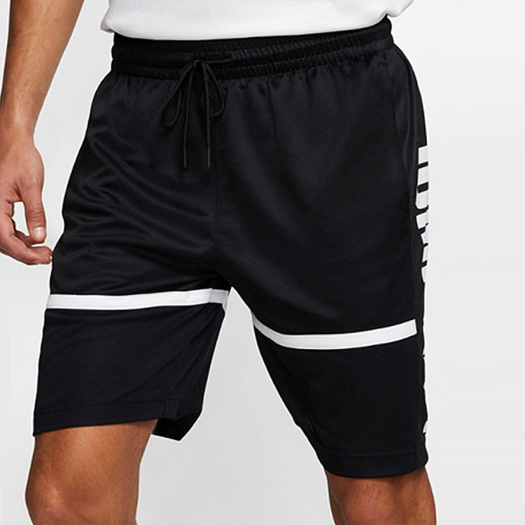 Image of Air Jordan Jumpman Basketball shorts 'Black White side logo' BQ8796-010