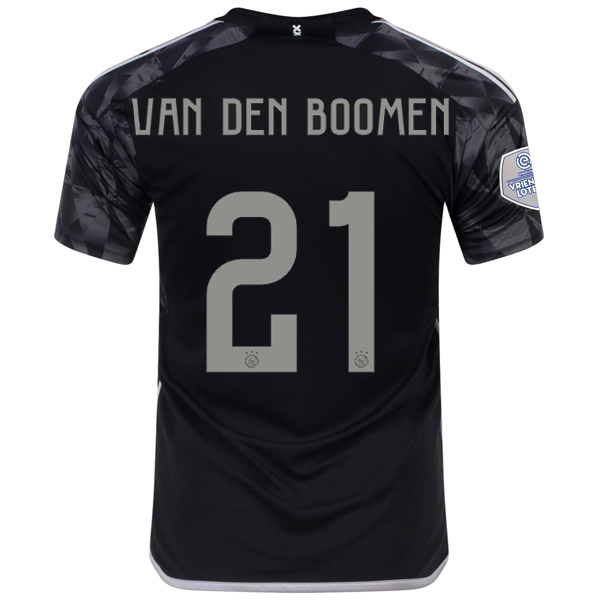 adidas Ajax Branco van den Boomen Drittes Trikot mit Eredivise League Patch 23/24 (