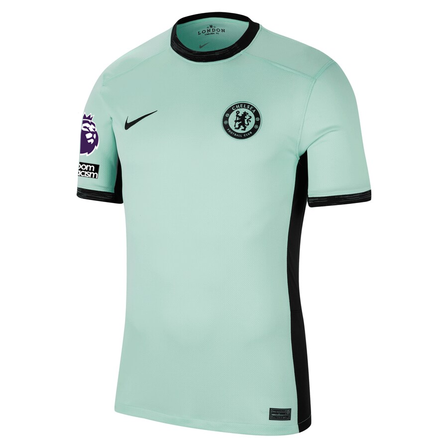 Image of Nike Chelsea Raheem Sterling Third Jersey w/ EPL + No Room For Racism Patches 23