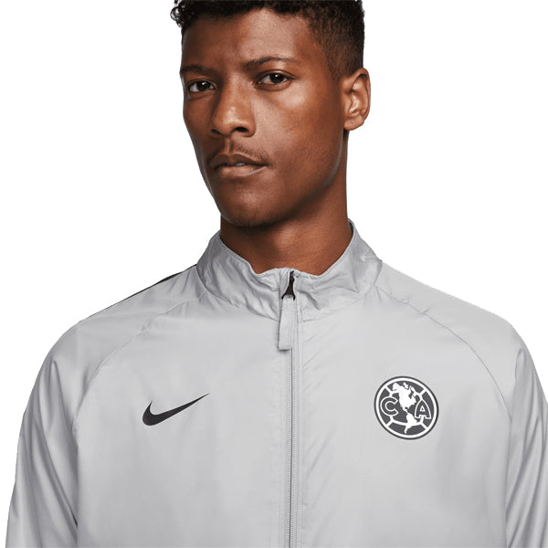 Image of Nike Club America Repel Academy AWF Full-Zip Jacket (Cobblestone/Black)