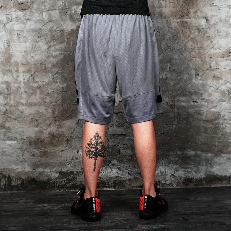 Image of Nike Elite Stripe Dri-FIT Basketball Shorts 'Cool Grey' AT3393-065