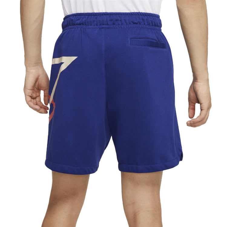 Image of Air Jordan Sport Dna Flying Man Embroidered Sports Shorts Royal blue CZ5431-455