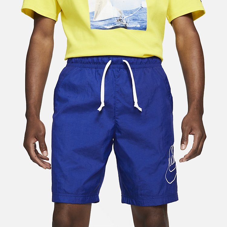 Image of Nike Sportswear Alumni Woven Flow Shorts 'Deep Royal Blue' DB3810-455