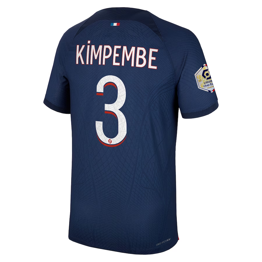 Nike Paris Saint-Germain Authentic Match Presnel Kimpembe Home Jersey w/ Ligue 1