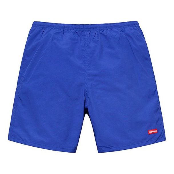 Supreme SS19 Nylon Water Short Solid Color Casual Shorts Royal blue SUP-SS19-104