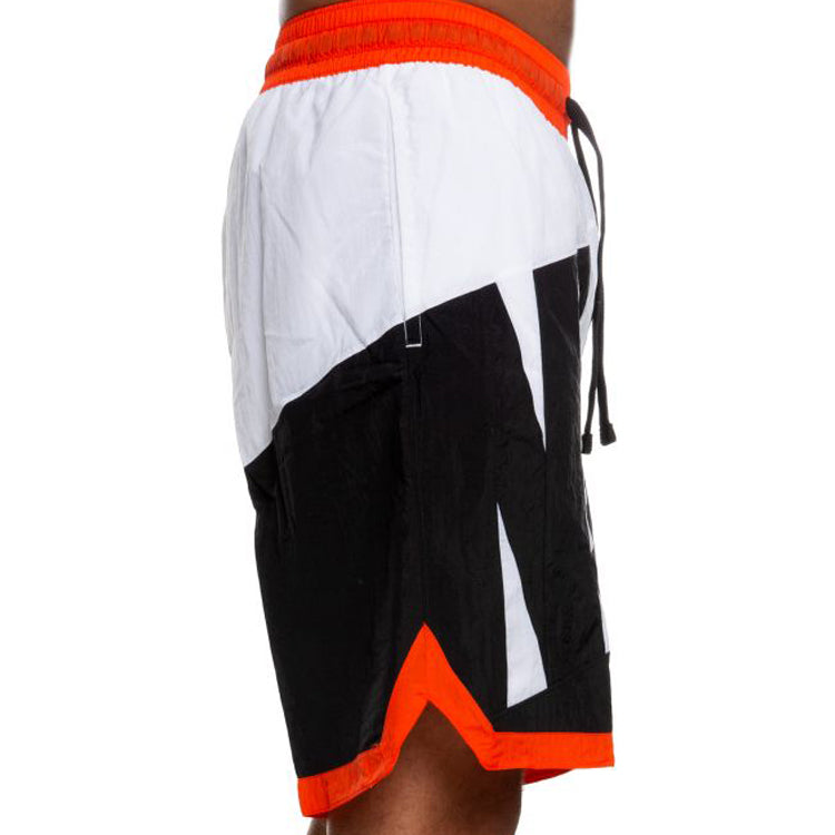 Image of Nike NK Dry Short Throwback logo 'Black White Red' AT3165-101