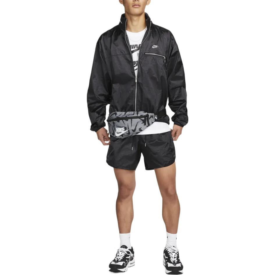 Image of Nike Solid Color Casual Drawstring Sports Shorts Black DQ4245-010