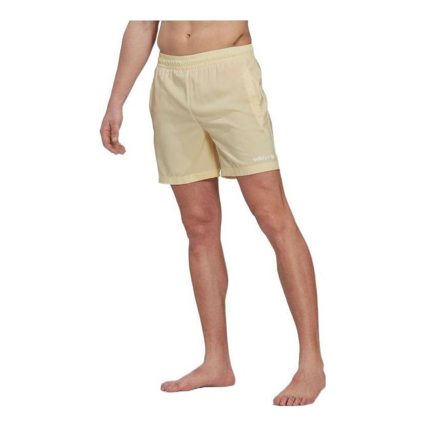 Men's adidas originals Solid Color Breathable Straight Casual Sports Shorts Ambe