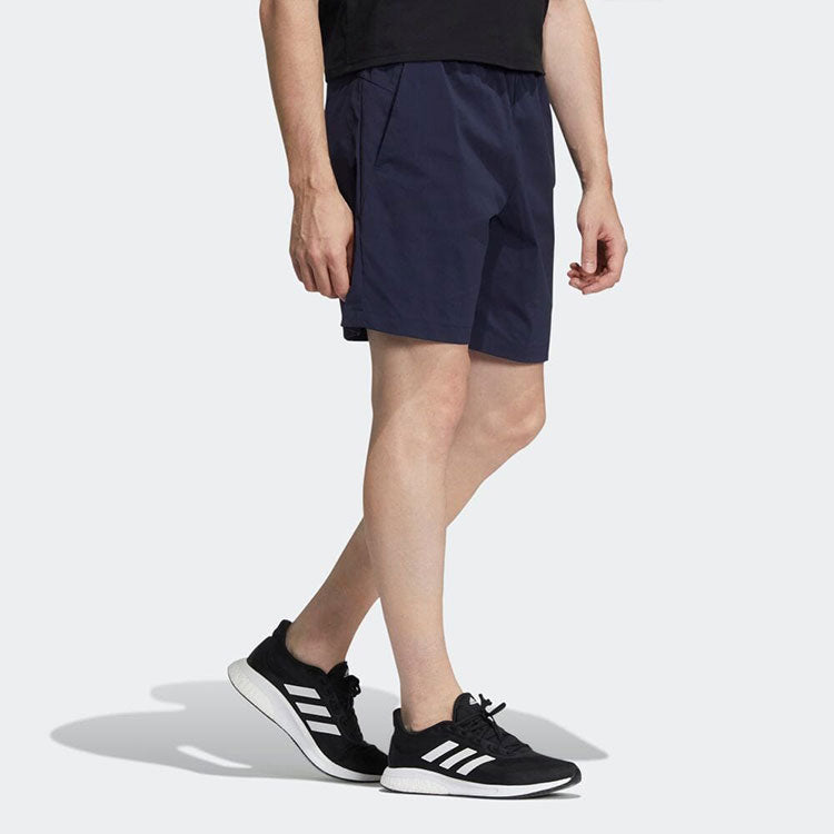 Image of Men's adidas Printing Logo Casual Straight Shorts Blue HD0002