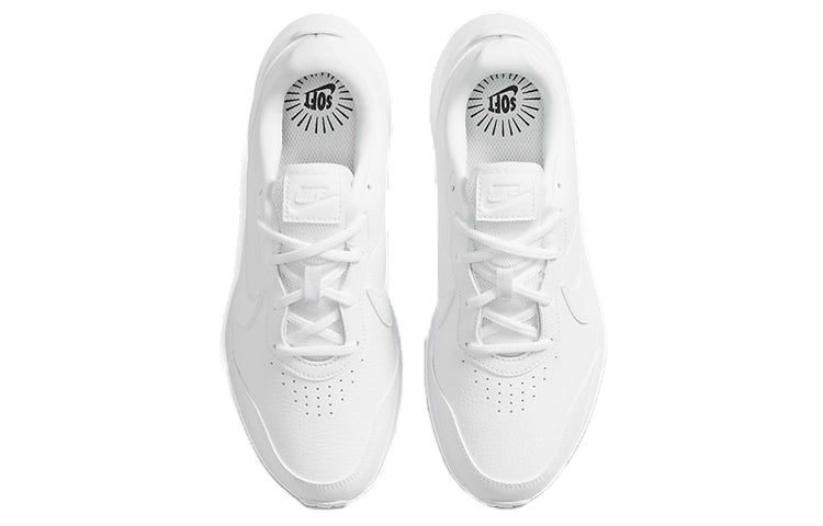 (GS) Nike Varsity Leather 'Triple White' CN9146-101