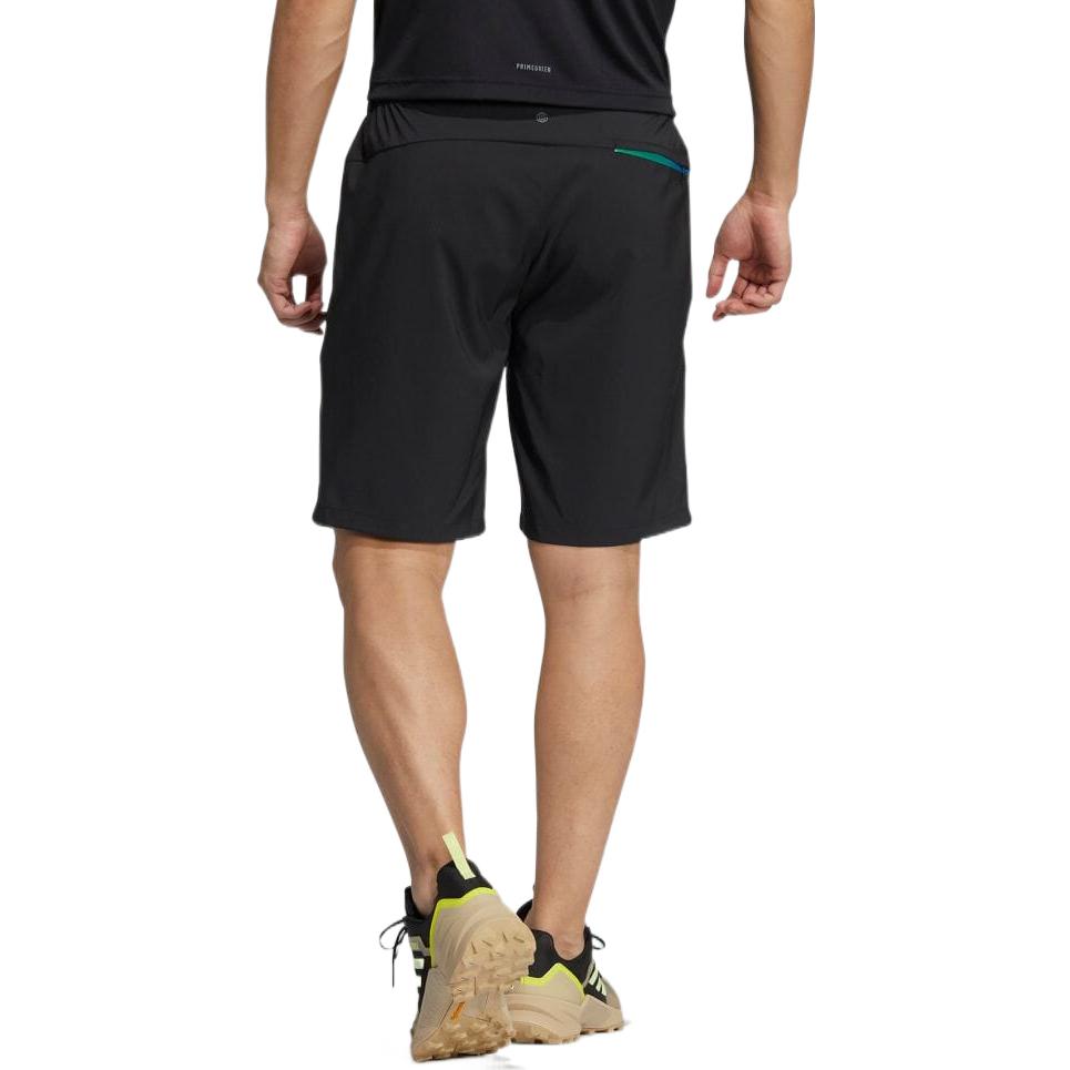 Men's adidas SS22 Drawstring Belt Design Casual Shorts Black HE5230