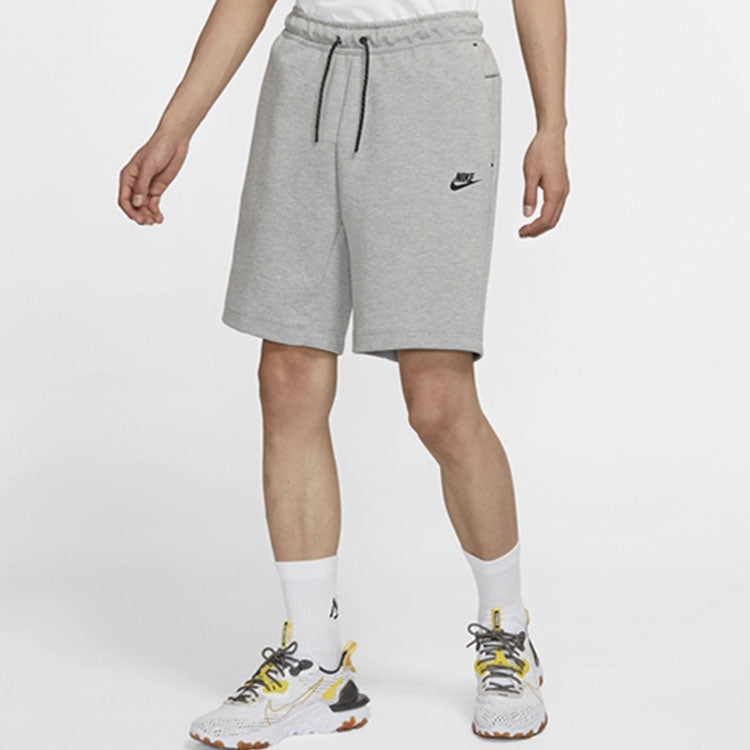 Nike Sportswear Tech Fleece Athleisure Casual Sports Knit Breathable Shorts Gray