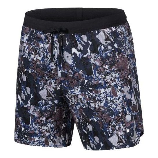 Men's Nike Flex Stride Full Print Flowers Drawstring Sports Shorts Blue AQ6977-4