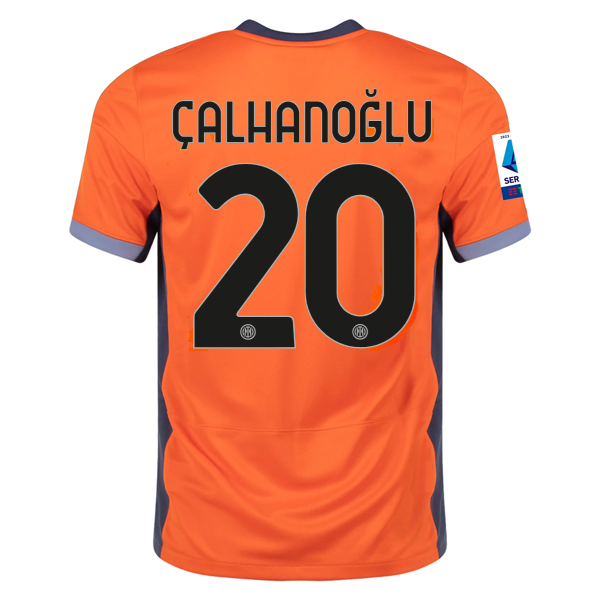 Nike Inter Milan Hakan Çalhanoğlu Third Jersey w/ Serie A + Copa Italia Patches