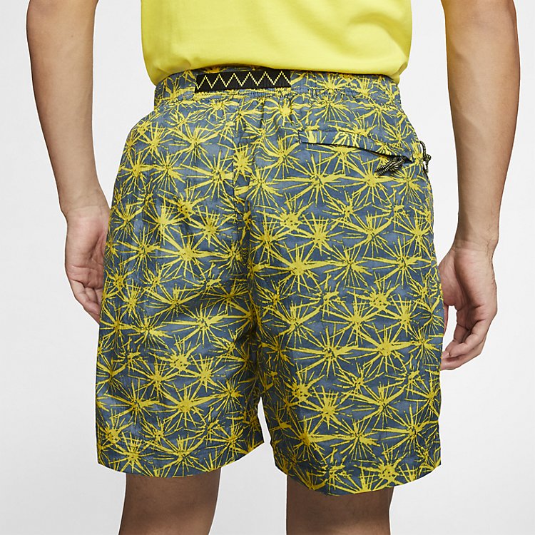 Image of Nike ACG AOP Woven Short 'Tour Yellow' CT2955-719