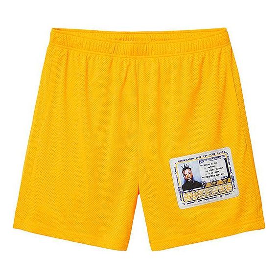 Image of Supreme SS19 OlDirty Bastard Short ODB Soccer/Football Shorts Unisex Gold Color